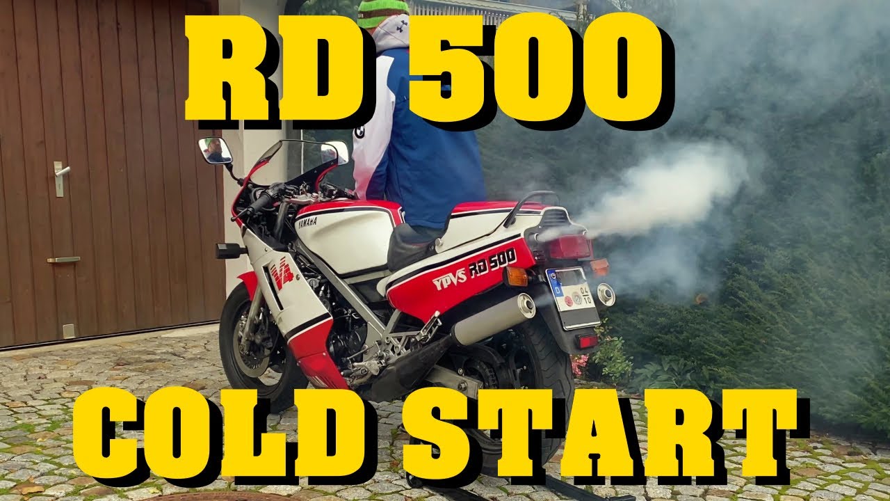 Yamaha RD 500 V4 Cold Start | 2 Stroke Smoke Alert | Sound 4k