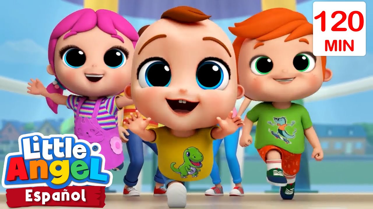 ¡Cuidado en la Escalera Mecánica! | Canciones Infantiles🎵  Para bebes |  Little Angel y sus amigos