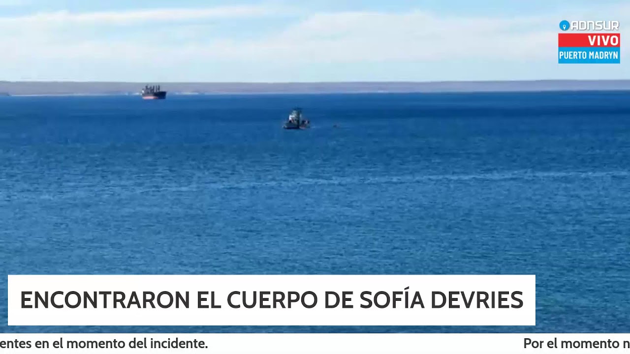 PUERTO MADRYN - Encontraron el cuerpo de Sofía Devries
