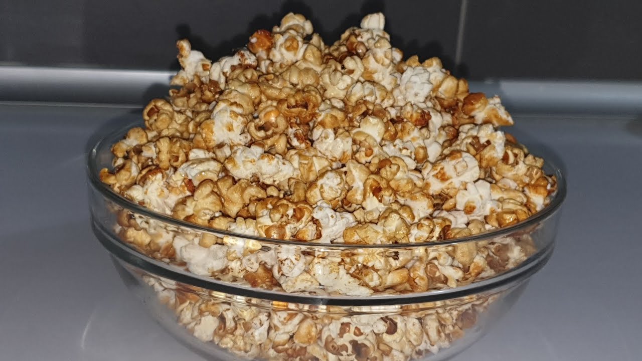 فرحو ولادكم و حضرولهم بوب كورن الكراميل 🍿 بطريقة سهلة