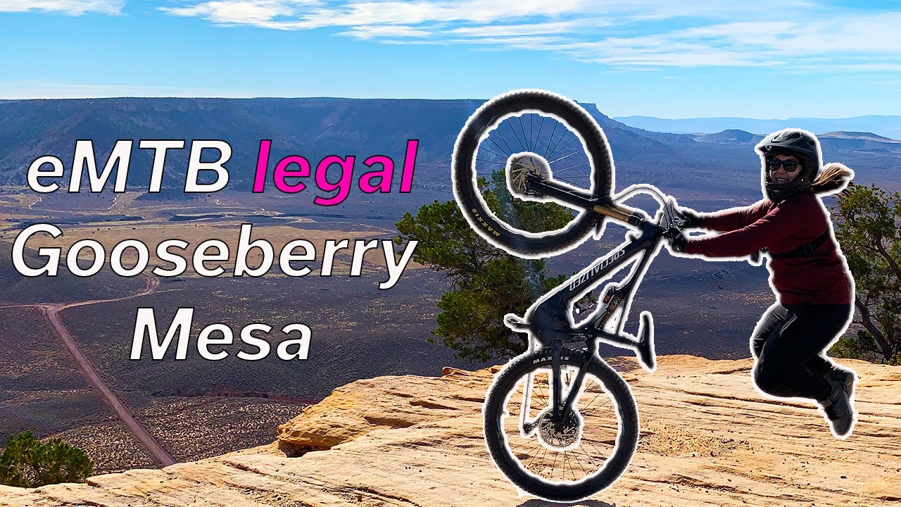 What to expect riding your eMTB at Gooseberry Mesa