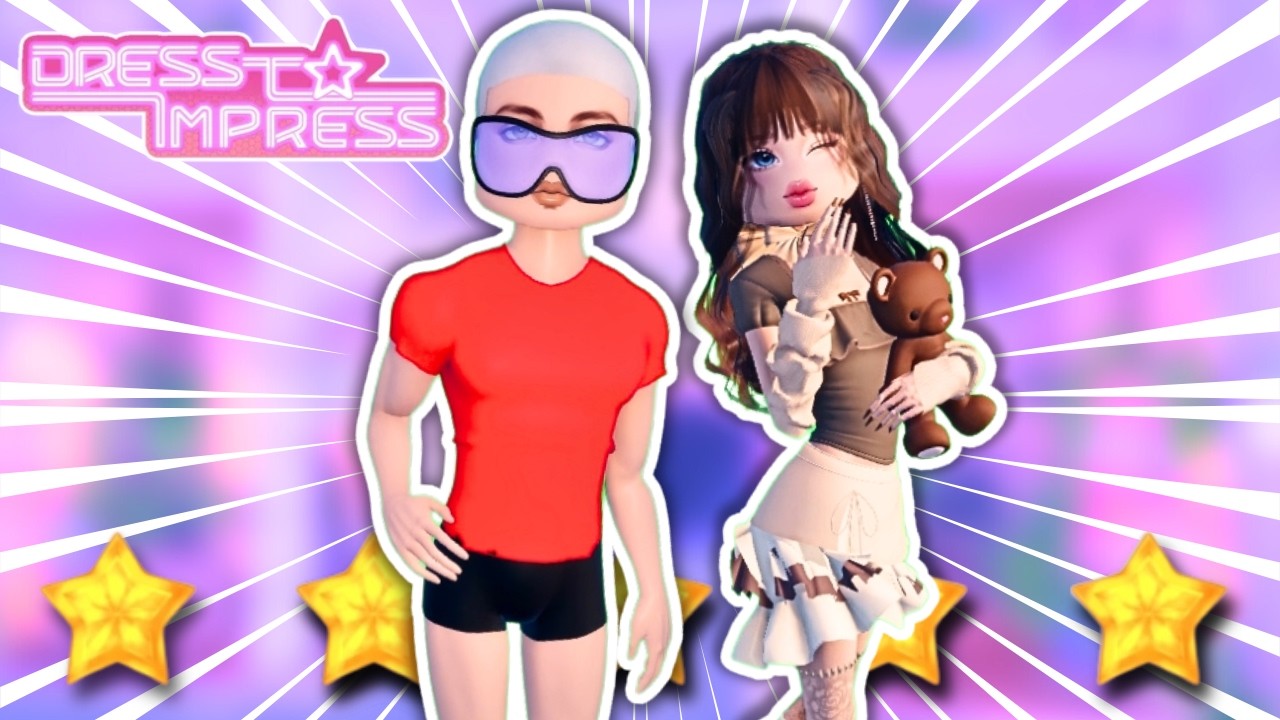 I forced my boyfriend to play DRESS TO IMPRESS