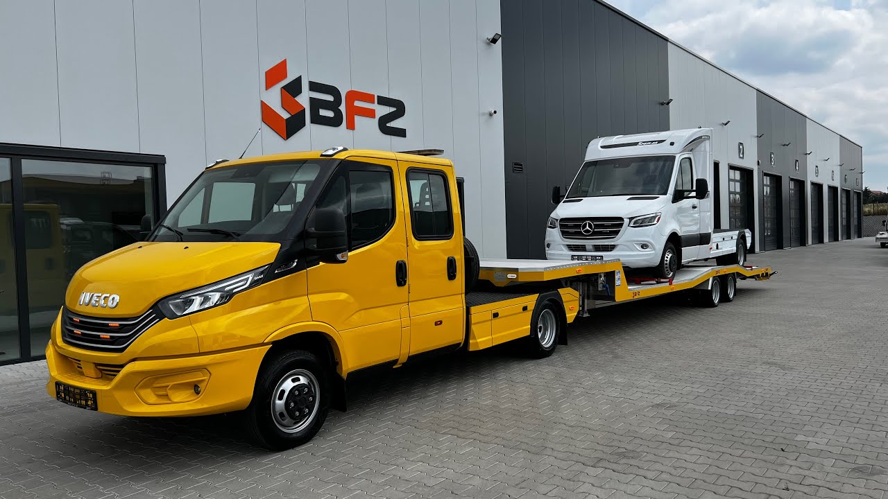 Mini Sattelzug mit Auflieger BFZ Autotransporter
