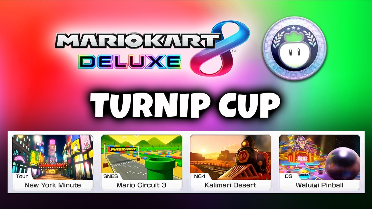 🔴 LIVE! 061 PLAYING MARIO KART 8 DELUXE - TURNIP CUP BOOSTER COURSE PASS  (NINTENDO SWITCH)