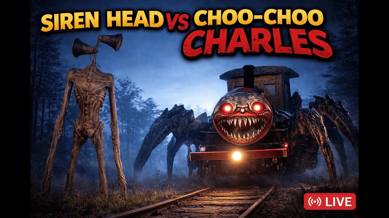 Choo Choo Charles Horror Game LIVE 🚂 | Scariest Gameplay Hindi 