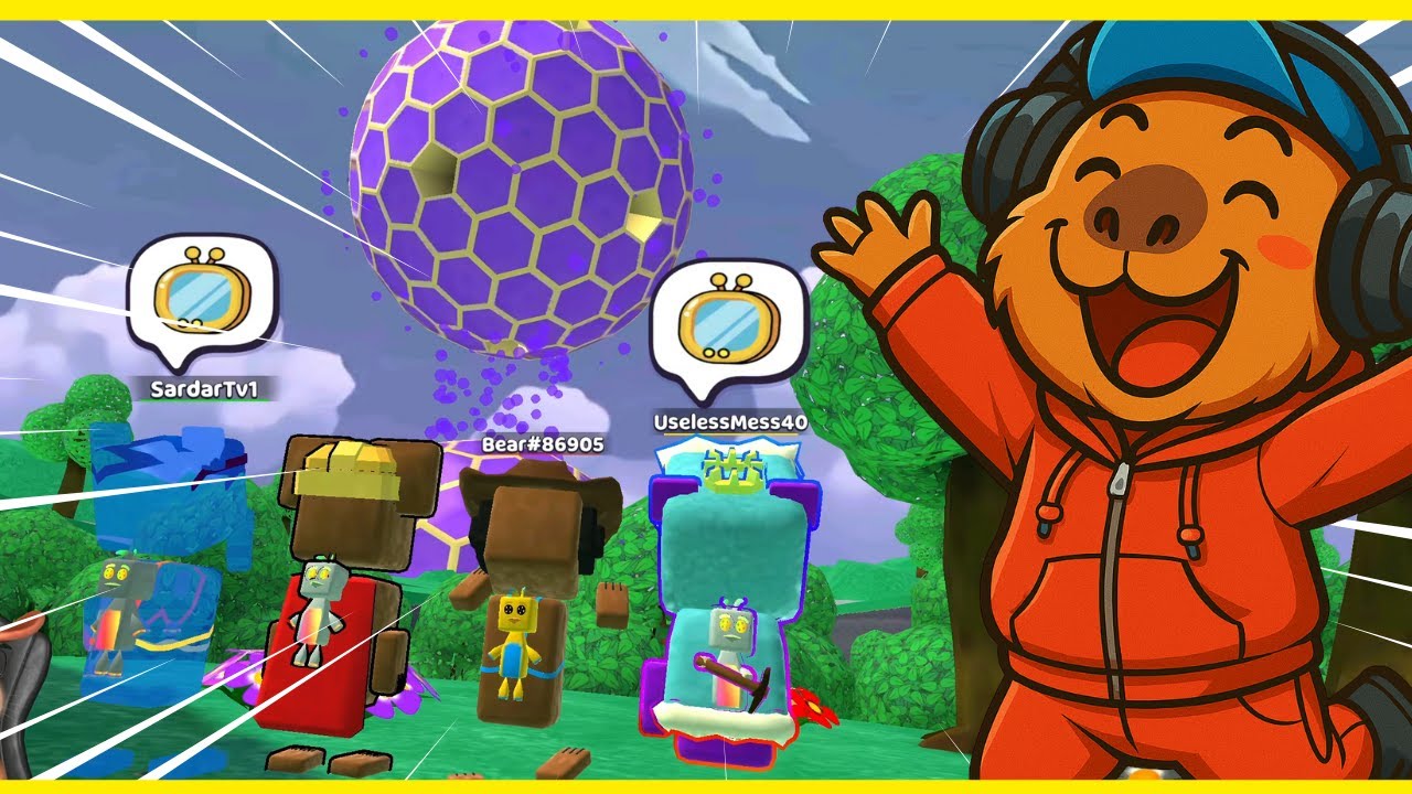 MABAR SARANG LEBAH BISA TAMAT⁉️SUPER BEAR ADVENTURE MULTIPLAYER GAMEPLAY