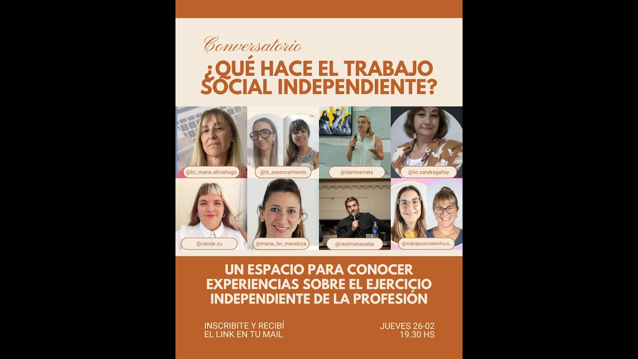 ¿Qué hace el trabajo social independiente?
