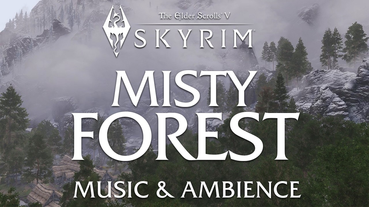 Misty Forests | Tranquil Elder Scrolls V Skyrim Music and Ambience