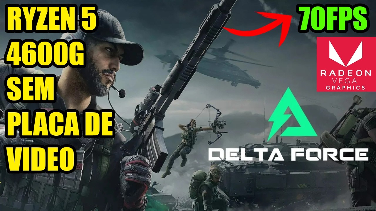 Delta Force Rodando a 70 FPS em PC Fraco SEM Placa de V&iacute;deo!