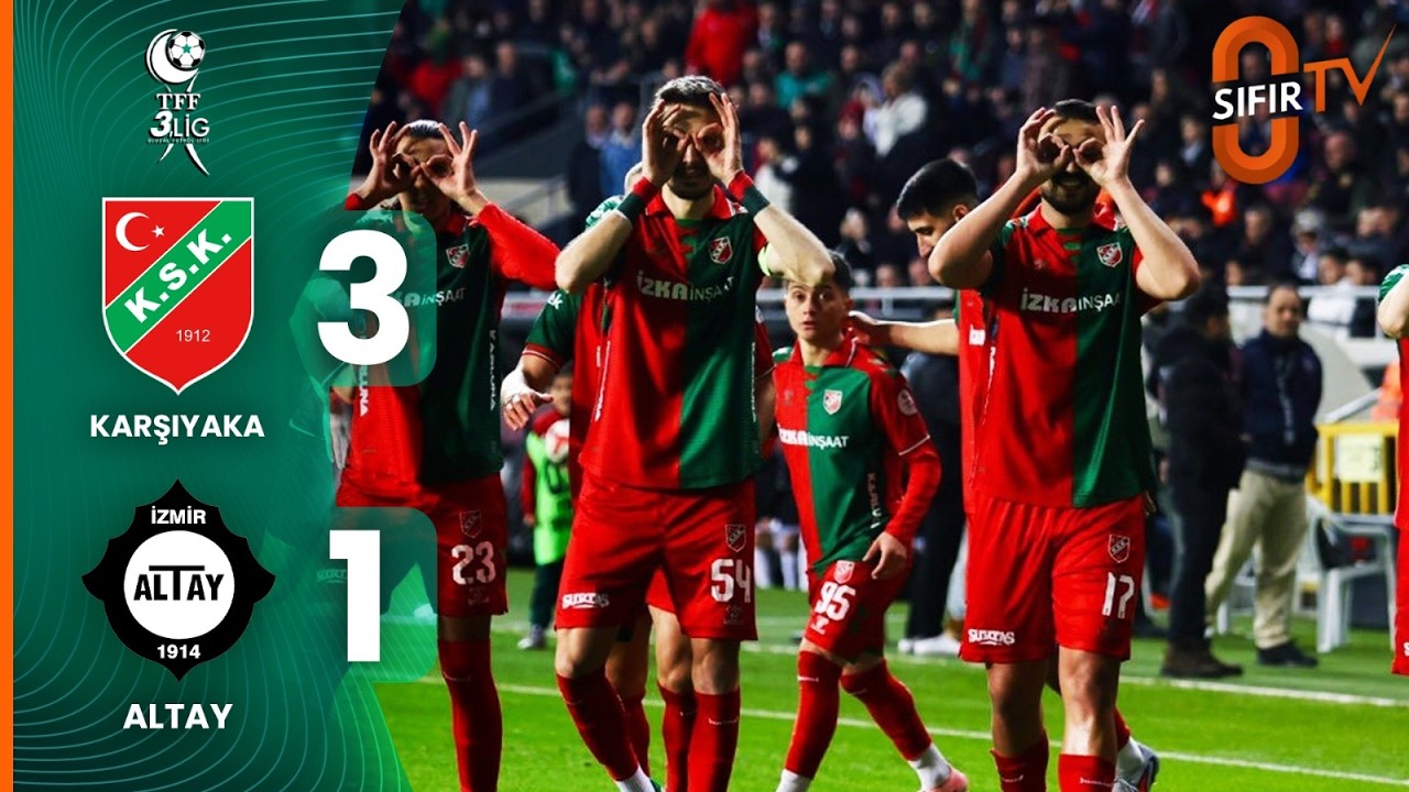 Karşıyaka 3 - 1 Altay | Ma&ccedil; &Ouml;zeti