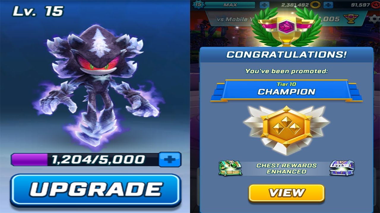 Sonic Forces Speed Battle - CHAMPION vsMobile - Wave, Infinite and Mephiles the Dark Gameplay