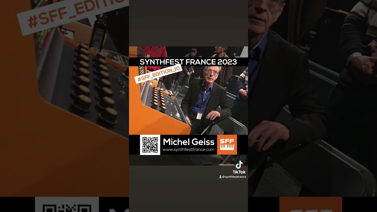 Michel Geiss | SynthFest 2023 #synthfest #synth #music #festival #jmj