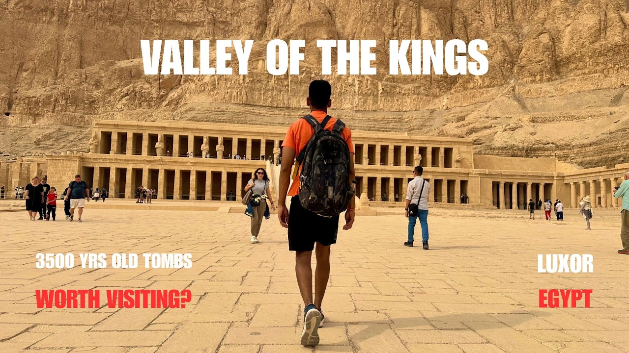 Walking Inside 3,500 Yrs Old Royal Tombs in Egypt ( Valley of KIngs, Luxor, EGYPT)
