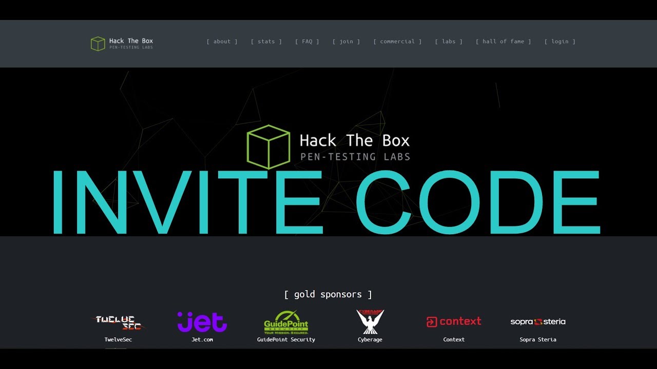 HackTheBox.eu - How to find an invite code - Bypass Invite Code - Generate Invite Code