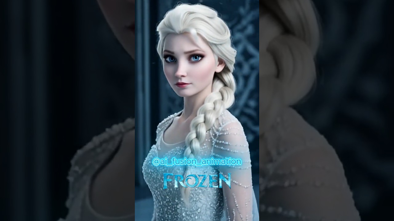 What If Frozen Was Real? See the Characters' Magical AI Transformation! ❄️👸🏰