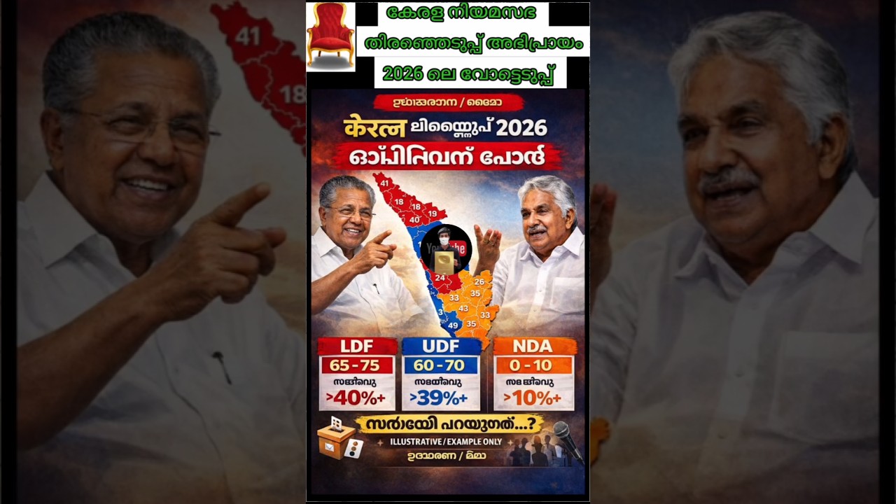 Kerala assembly election opinion poll 2026