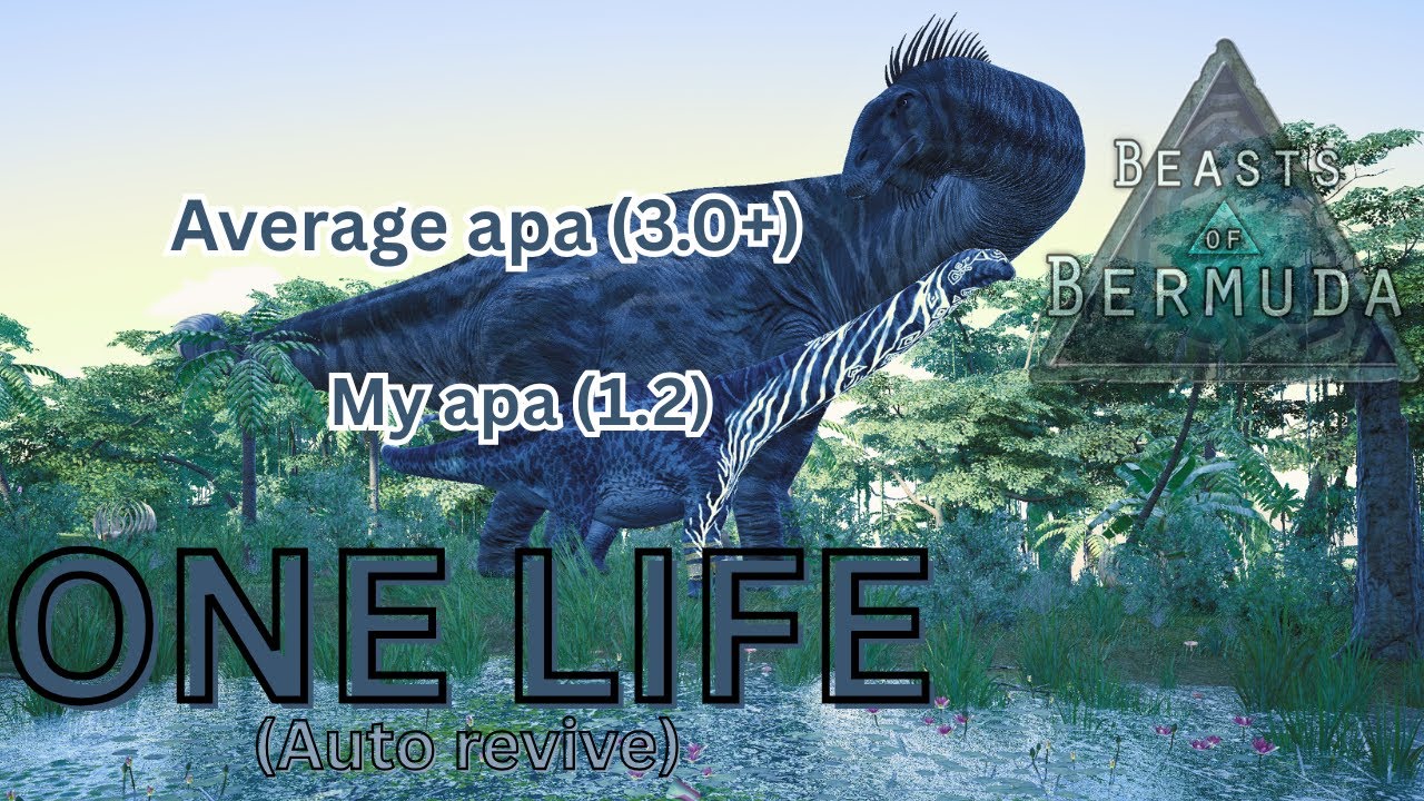 Apatosaurus with 1 LIFE vs Auto Revive