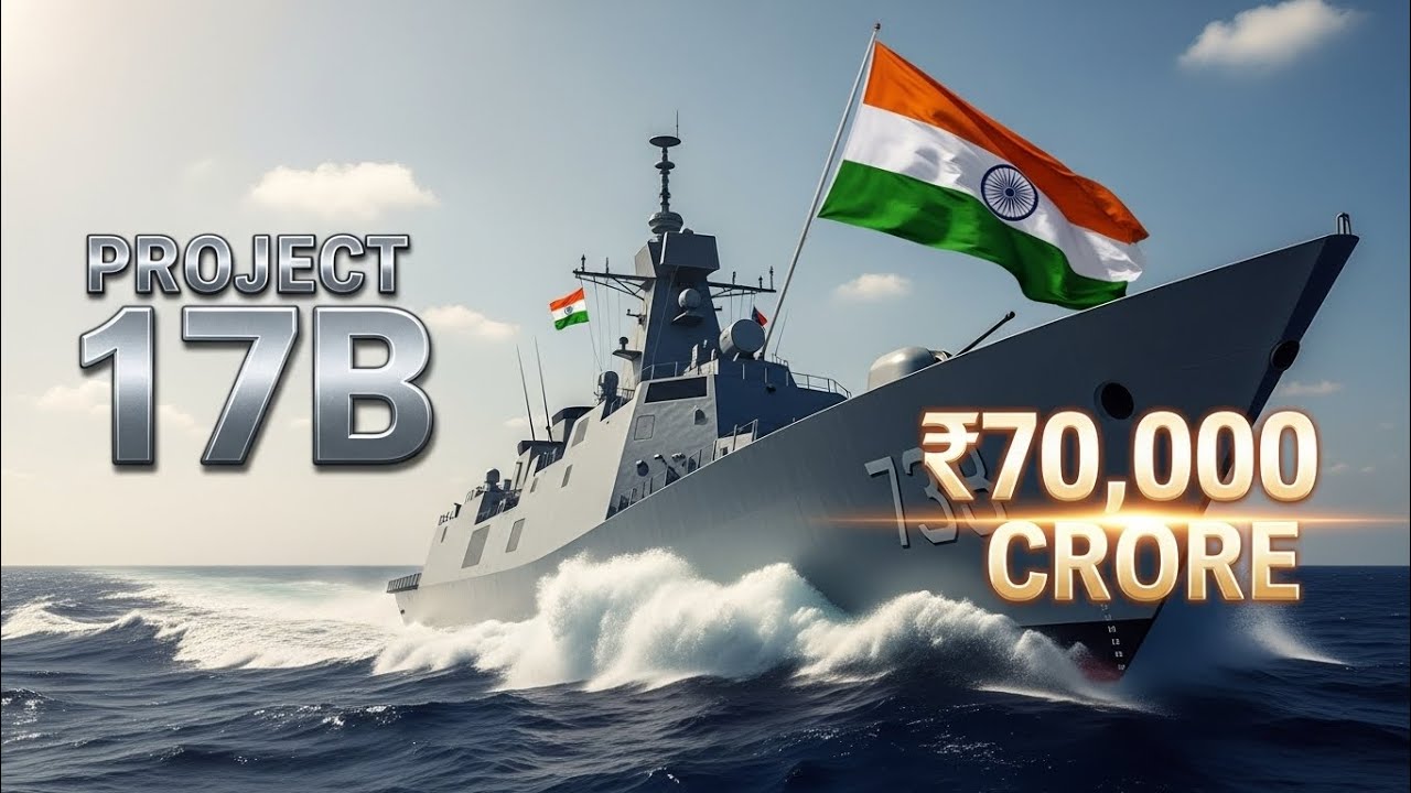 Indian Navy Project 17B | ₹70,000 Crore Mega Plan for 7 Stealth Frigates 🇮🇳