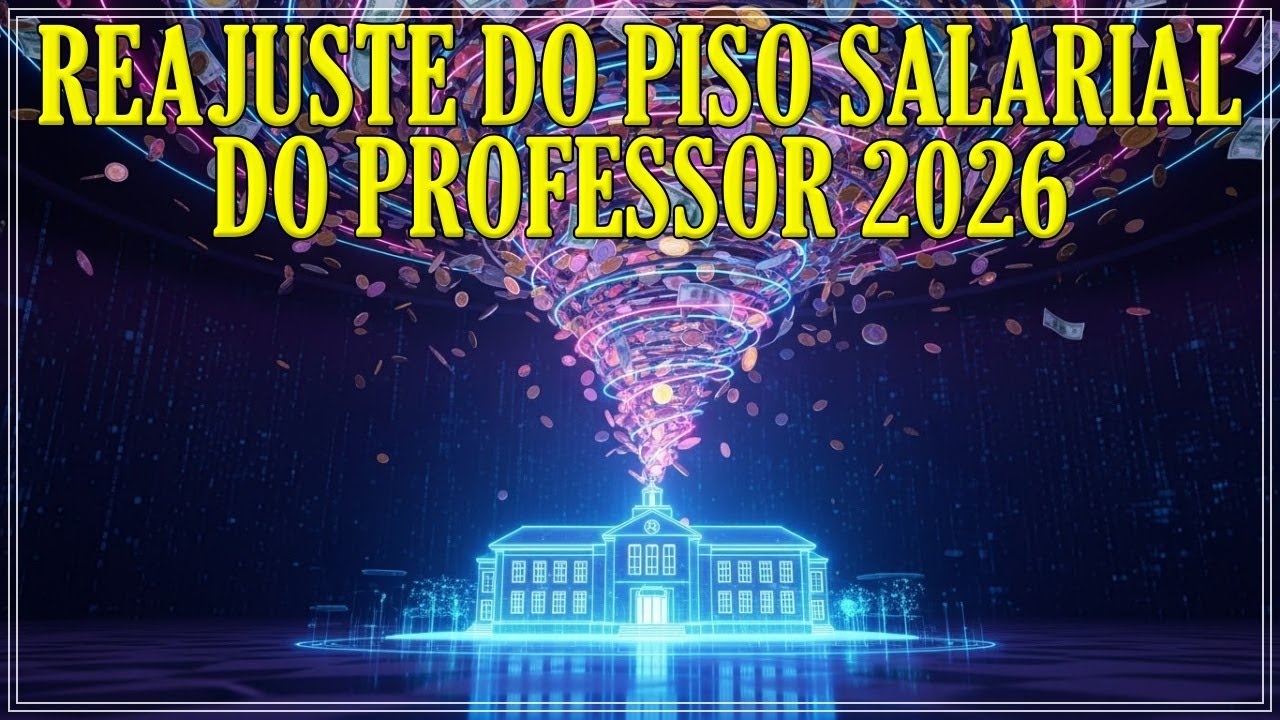 PREVISÃO DO REAJUSTE ANUAL DO PISO SALARIAL DO PROFESSOR 2026