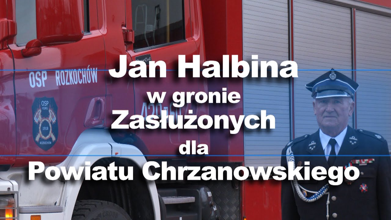 TV POWIAT - Jan Halbina w gronie Zasłużonych dla Powiatu Chrzanowskiego