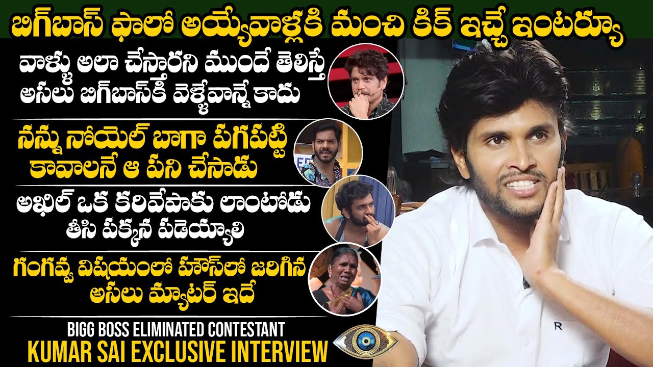 EXCLUSIVE INTERVIEW: Bigg Boss 4 Kumar Sai REVEALS Interesting Facts About BB Contestants | NewsQube