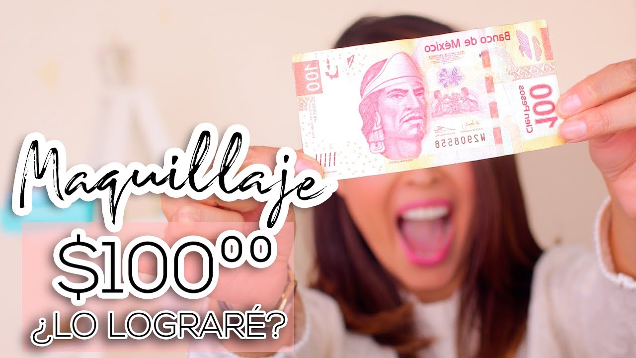 ME MAQUILLO CON 100 PESOS MEXICANOS 💄 🇲🇽 💰  *Fabi Ortiz