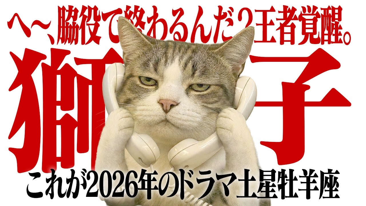 【獅子座】土星牡羊座入り。「偽物の自信」は砕かれる。本物の王になるための2年半【Yokoの部屋・秘蔵タロット公開】