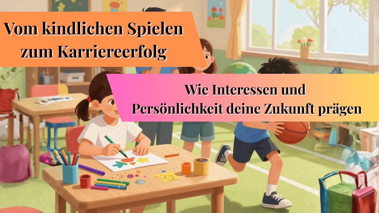 Vom kindlichen Spielen zum Karriereerfolg: Wie Interessen und Persönlichkeit deine Zukunft prägen