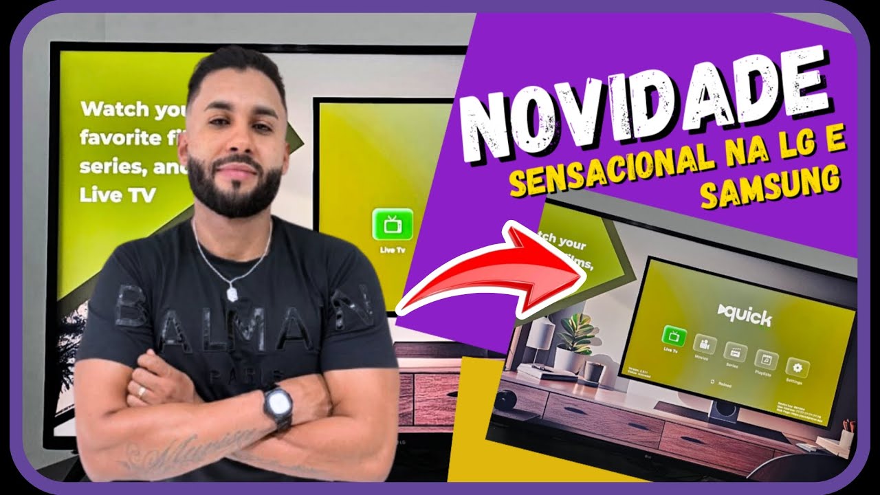 🚀 QUICK PLAYER PRO chegou na LG e Samsung 4K! Experi&ecirc;ncia fluida e poderosa! 🔥📡