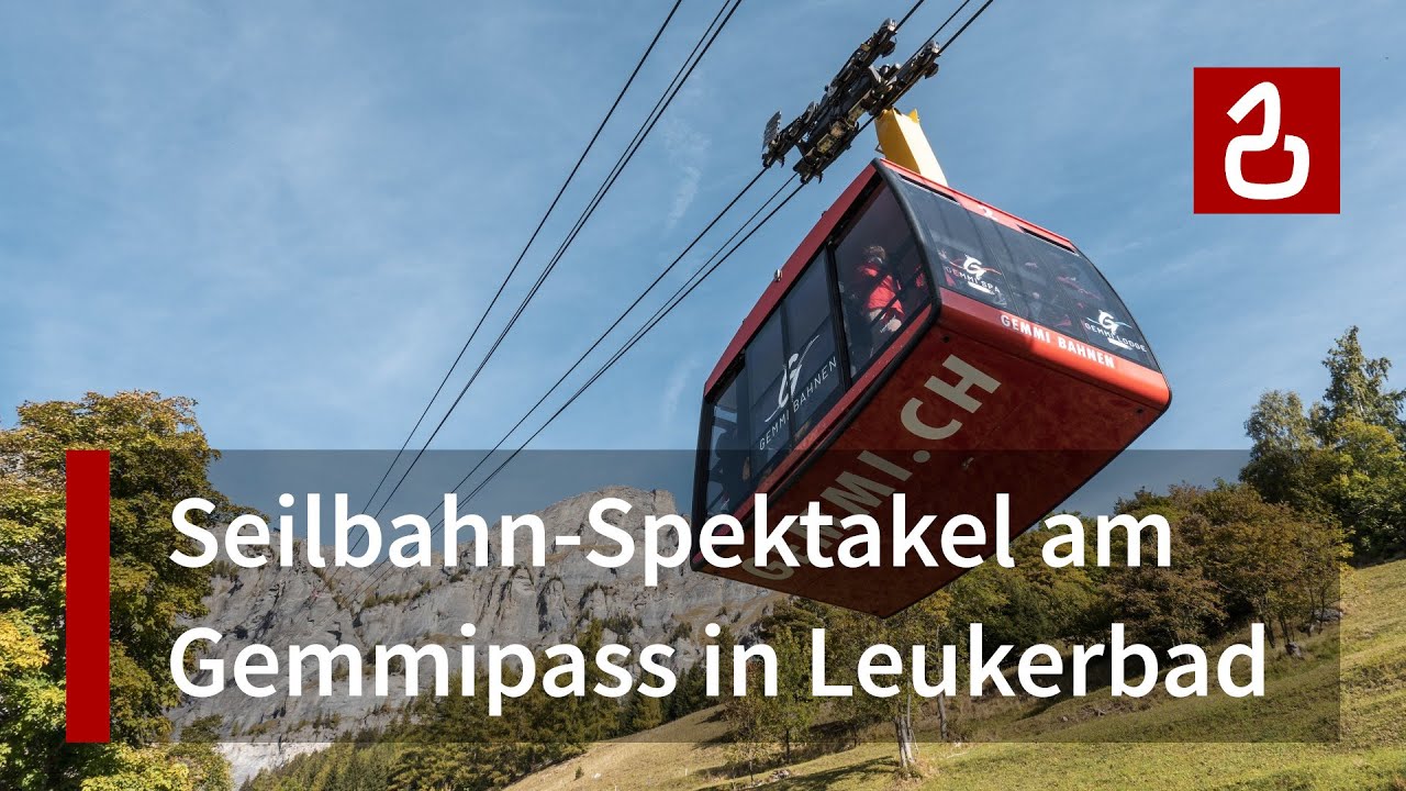 Seilbahnen Leukerbad - Gemmi - Daubensee | An der Felswand entlang zum Gemmipass