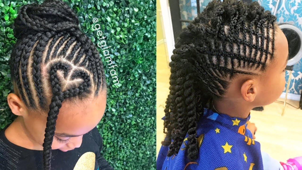 😍🥰 Amazing Kids Braids | 5 Creative Kids Styles!