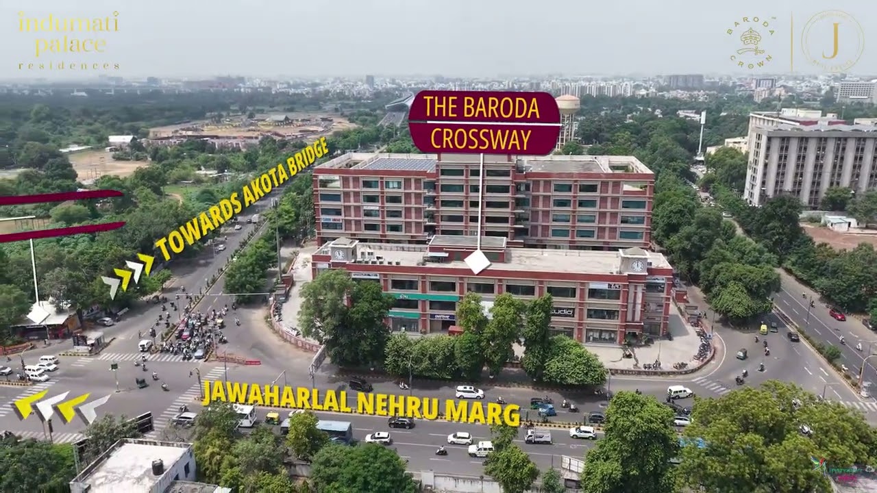 How to Reach Indumati from Vadodara Junction (BRC) | Full Drone Route Preview