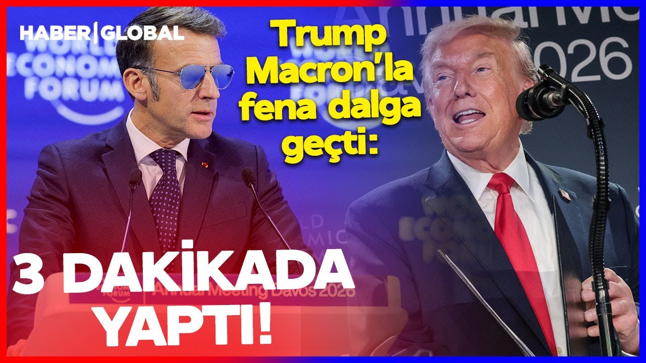 Trump Macron'la Fena Dalga Geçti: SÖYLEDİKLERİMİ 3 DAKİKADA YAPTI