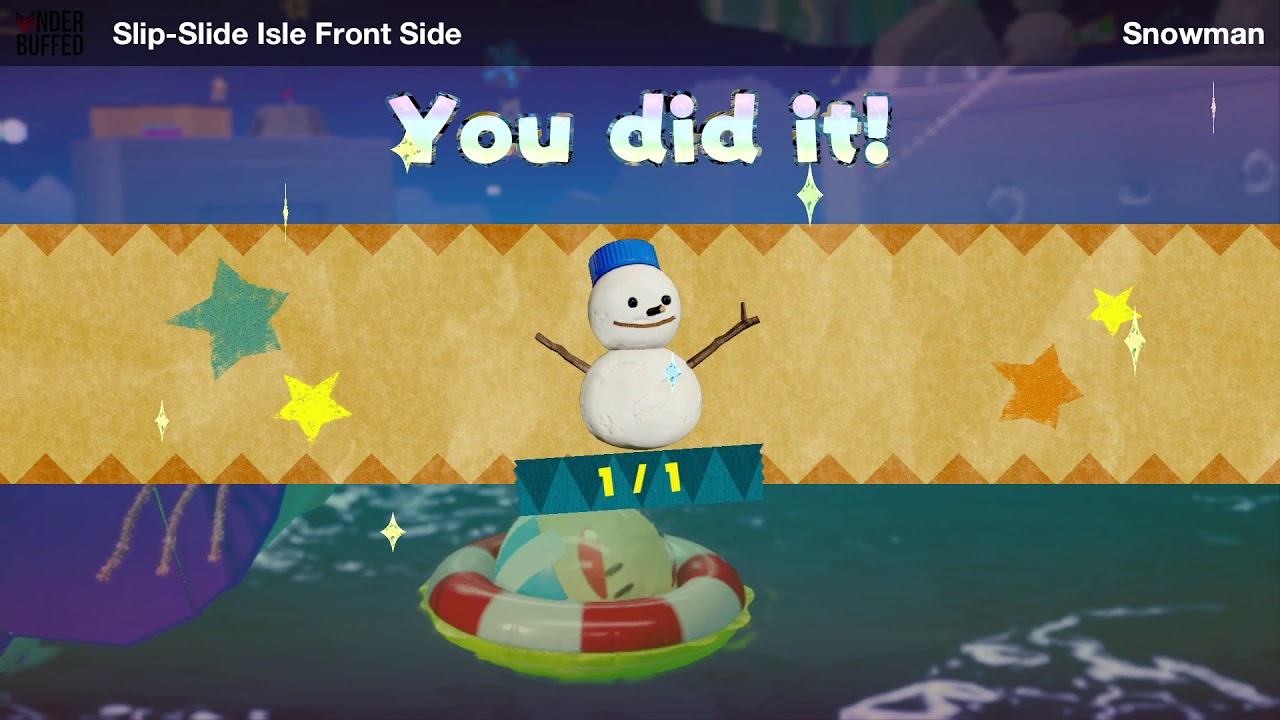 [Yoshi's Crafted World] Chilly-Hot Isles Crafts (Bombs Away on Pirate Island, Slip-Slide Isle)