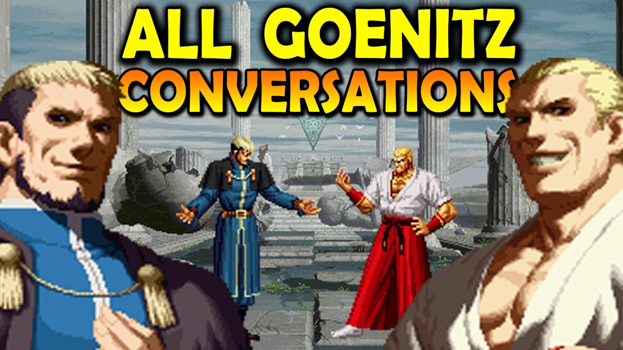 SVC Chaos All Goenitz Pre Battle Conversations SNK vs Capcom Arcade Version