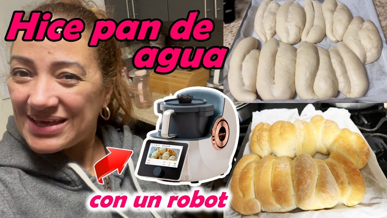 Hice PAN DE AGUA con un ROBOT 😱😱😱