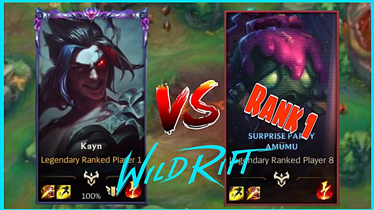 SHADOW ASSASSIN KAYN Vs. RANK 1 AMUMO 🔥 (Build & Runes 💯).