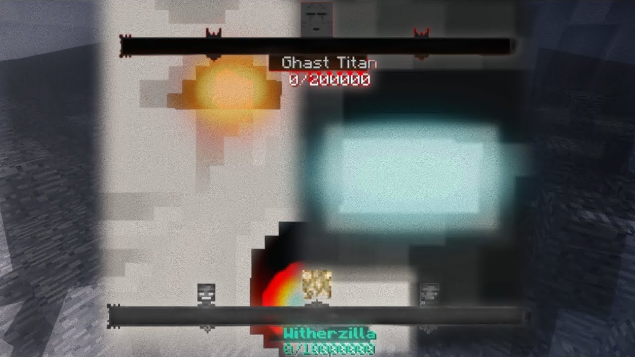 Slaying Witherzilla and the Ghast Titan With The Ultima Blade.