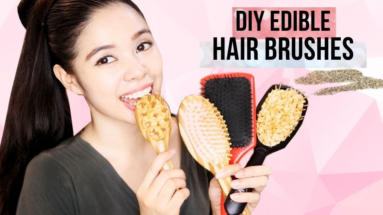 I TRIED MAKING DIY EDIBLE HAIR BRUSHES- Beautyklove