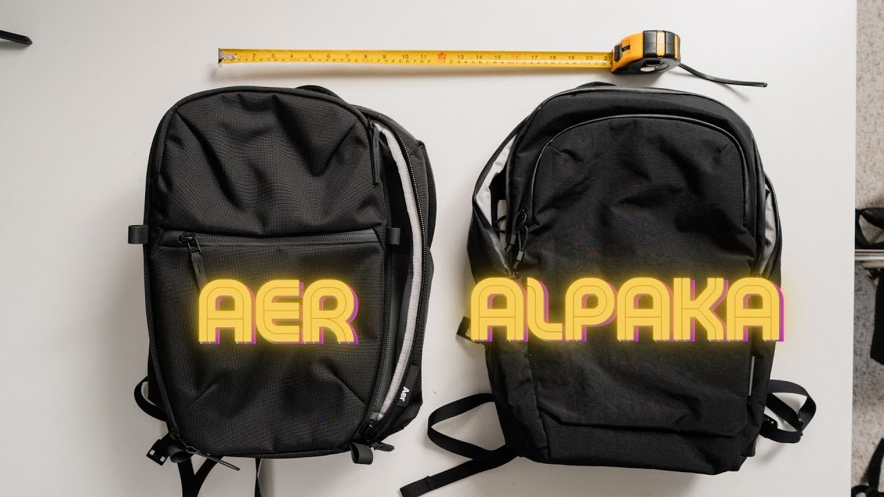 AER City Pack Pro 2 vs Alpaka Bravo Backpack!  EDC Battle!