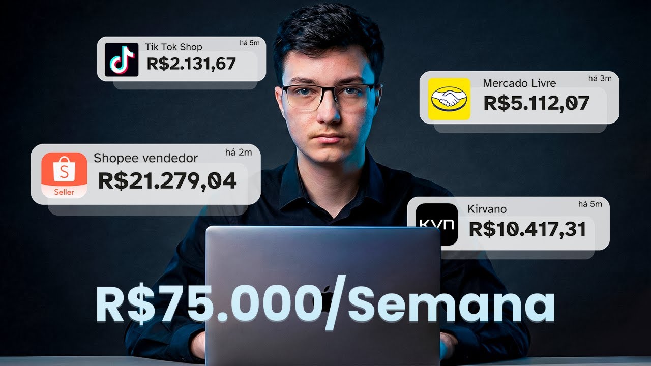 Minhas 5 fontes de renda - como faturo R$75 mil por semana aos 18 anos