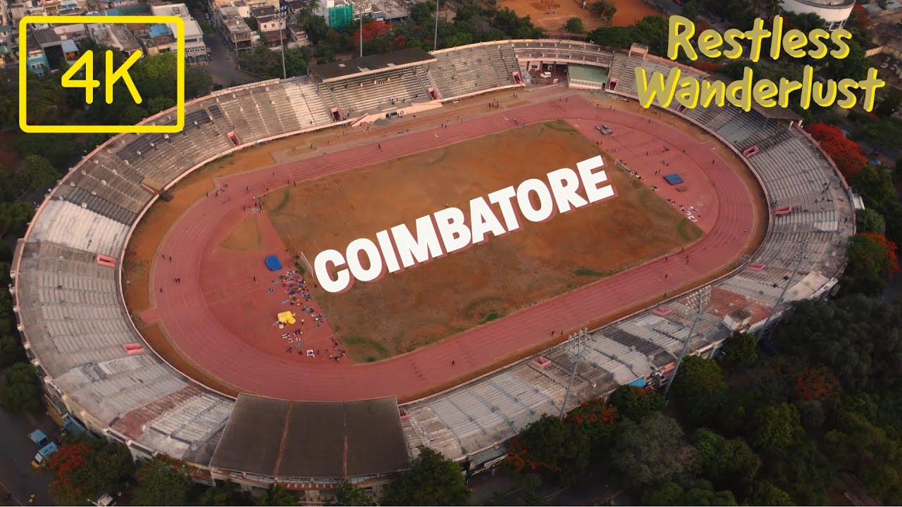 [4K] Coimbatore at dawn - Drone Video