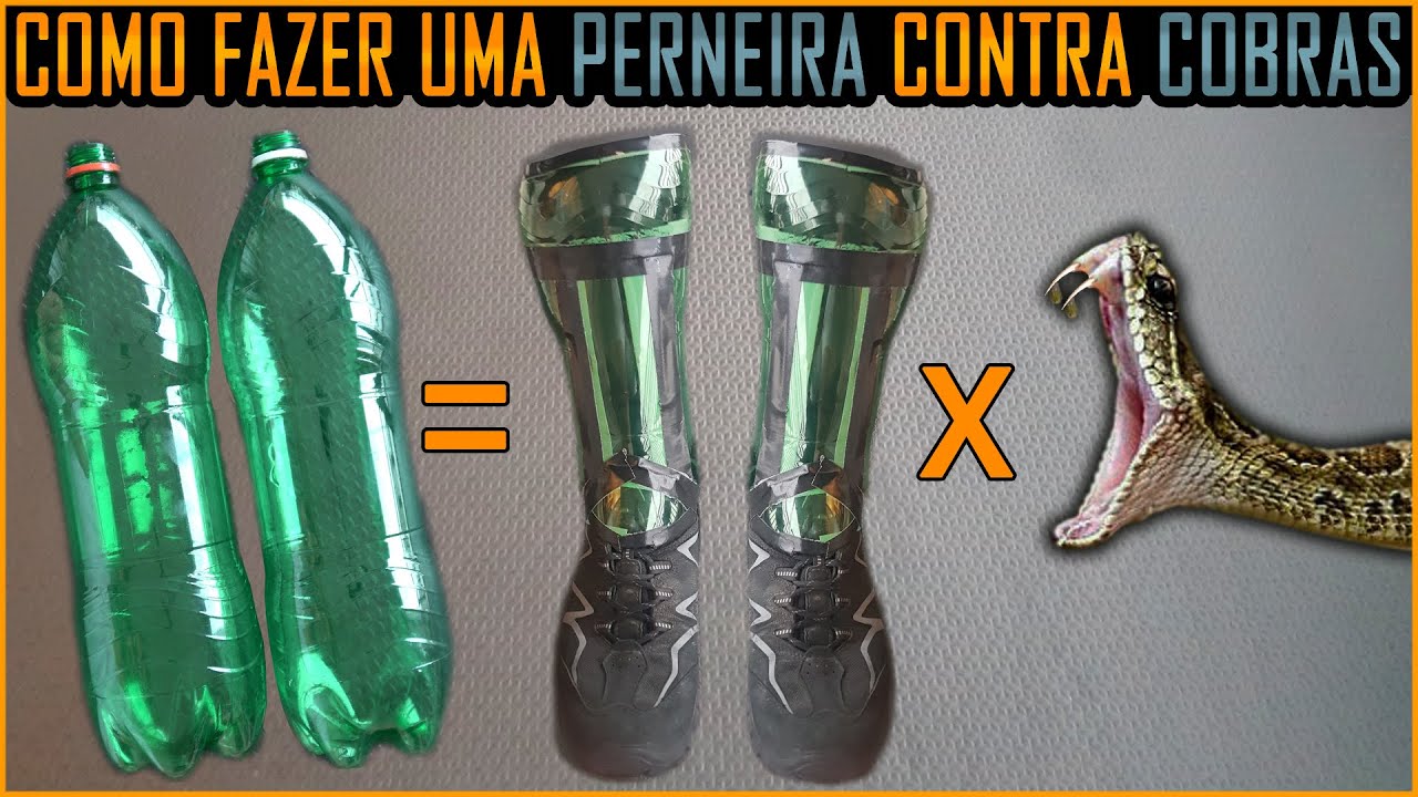 Como Fazer uma Perneira contra Cobras de Garrafa PET