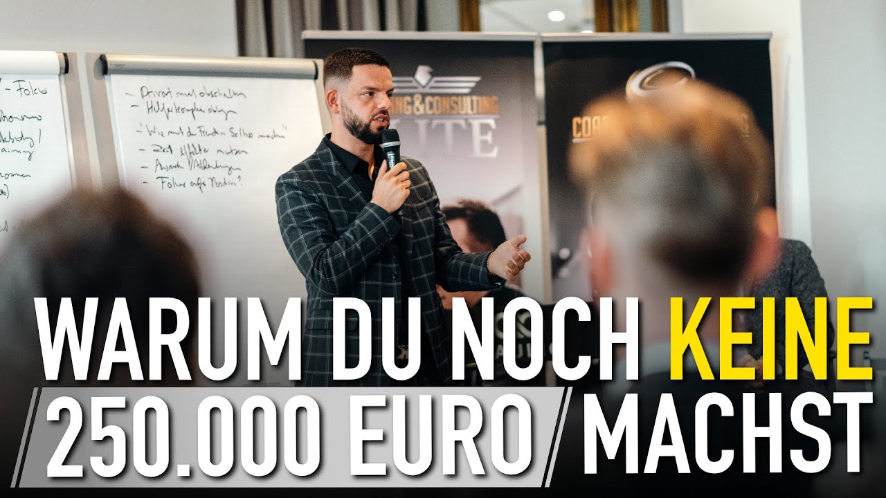 Warum du noch keine 250.000 Euro im Monat machst (Coaching-Video geleaked)