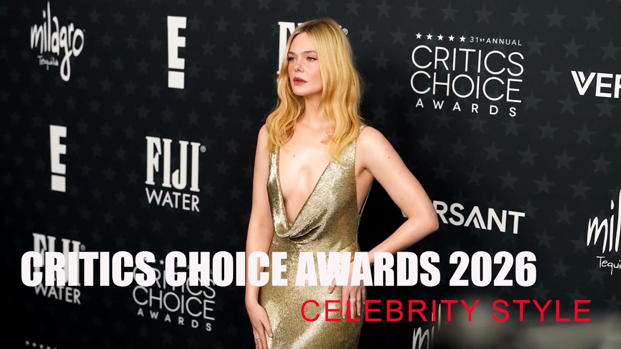 CRITICS CHOICE AWARDS 2026 Red Carpet Style - 4K
