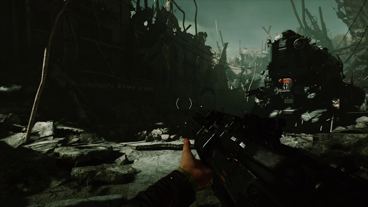 Wolfenstein II - Manhattan Ruins Ambiance (white noise, wind, creaking)