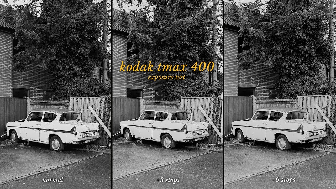Testing the Exposure Limits of Kodak TMAX 400