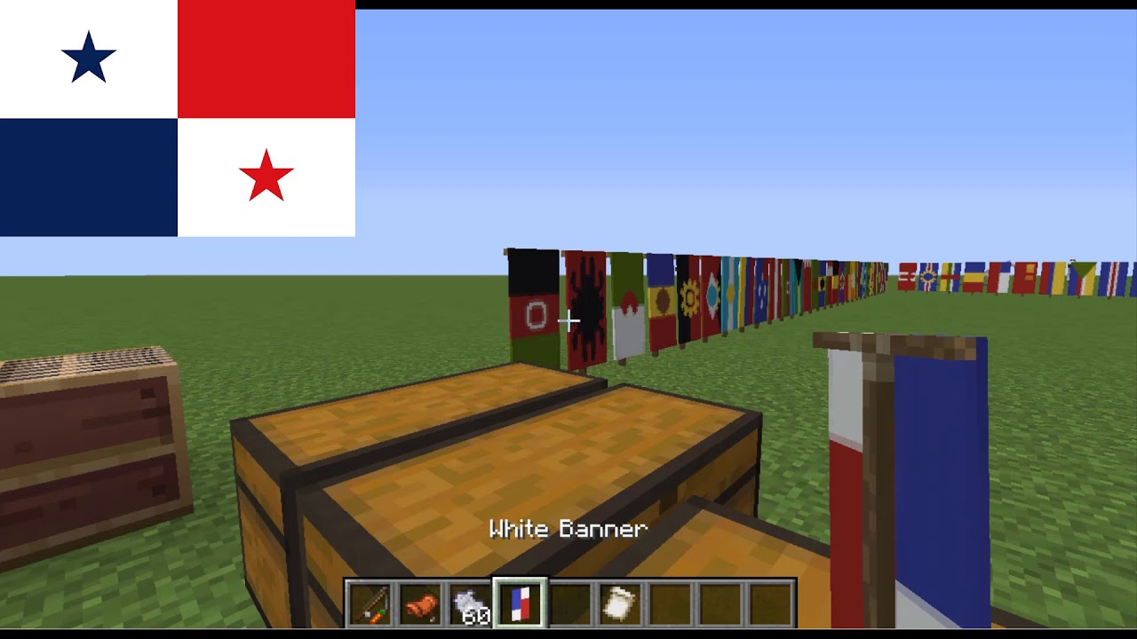 Minecraft Flag Banner Tutorial: Panama - SRPFC
