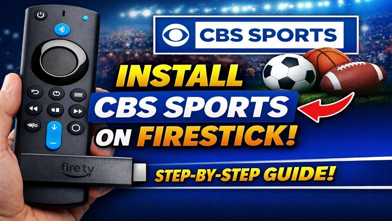 Watch Live Sports on FireStick | Install CBS Sports App Easily