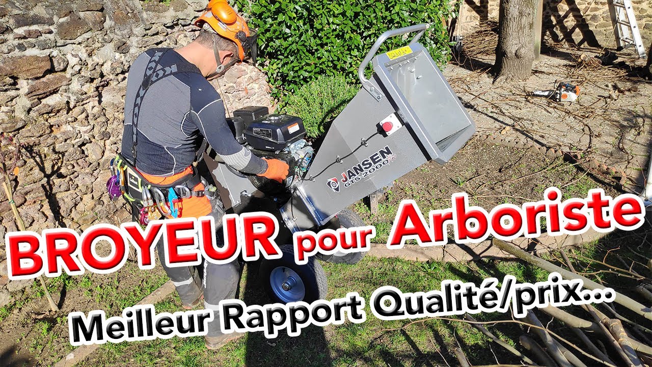 Broyeur COMPACT pour Arboriste Élagueur ? Test Jansen GTS 2000 Pro !
